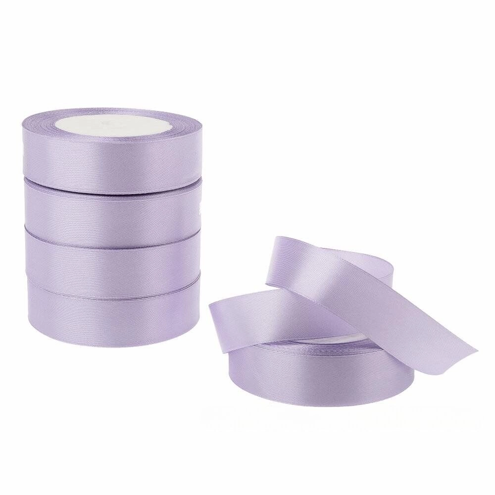 Лента атлас, 25 ммx25 ярд Сиреневый