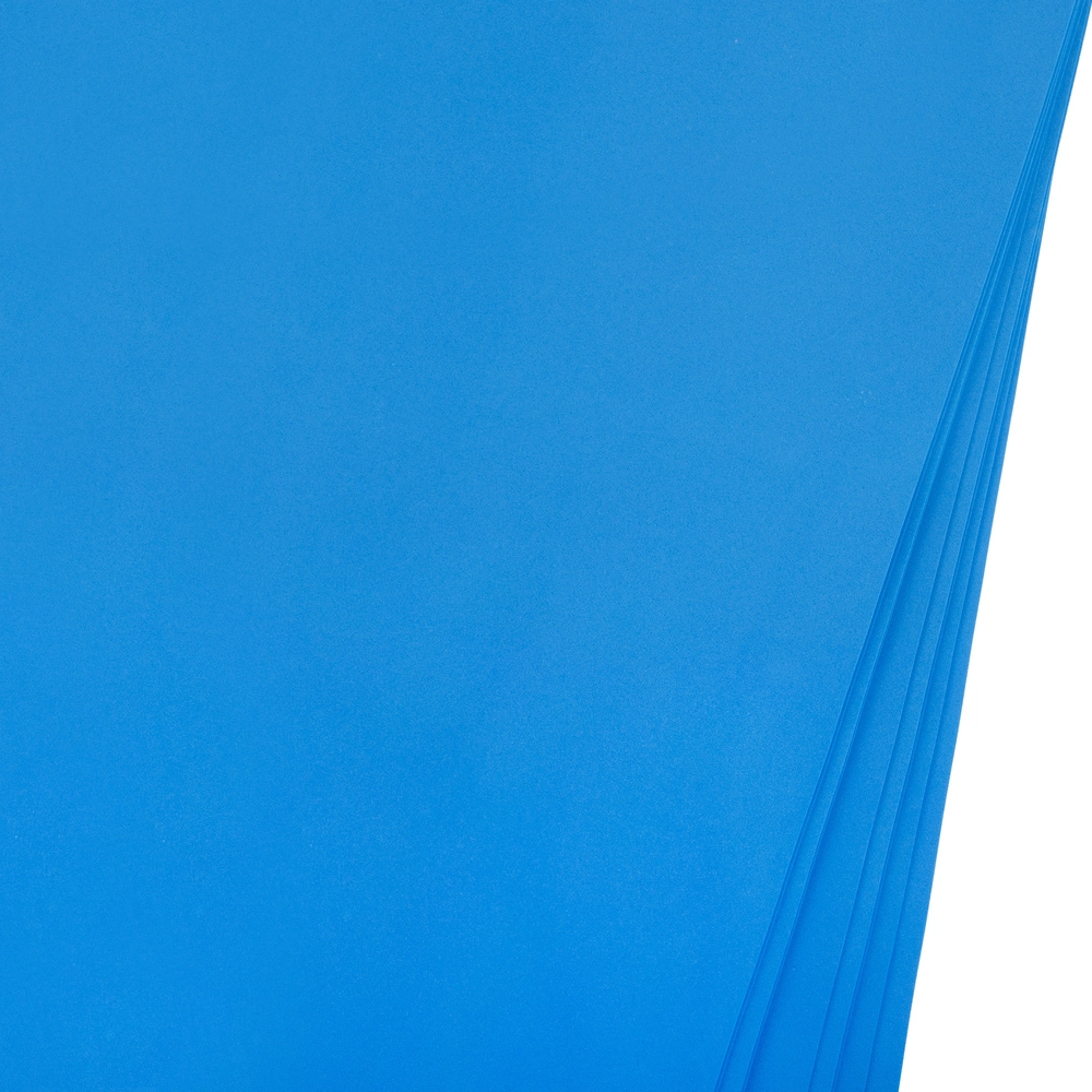 Фоамиран, 60x70 см, 1 мм, набор (10 шт) Синий