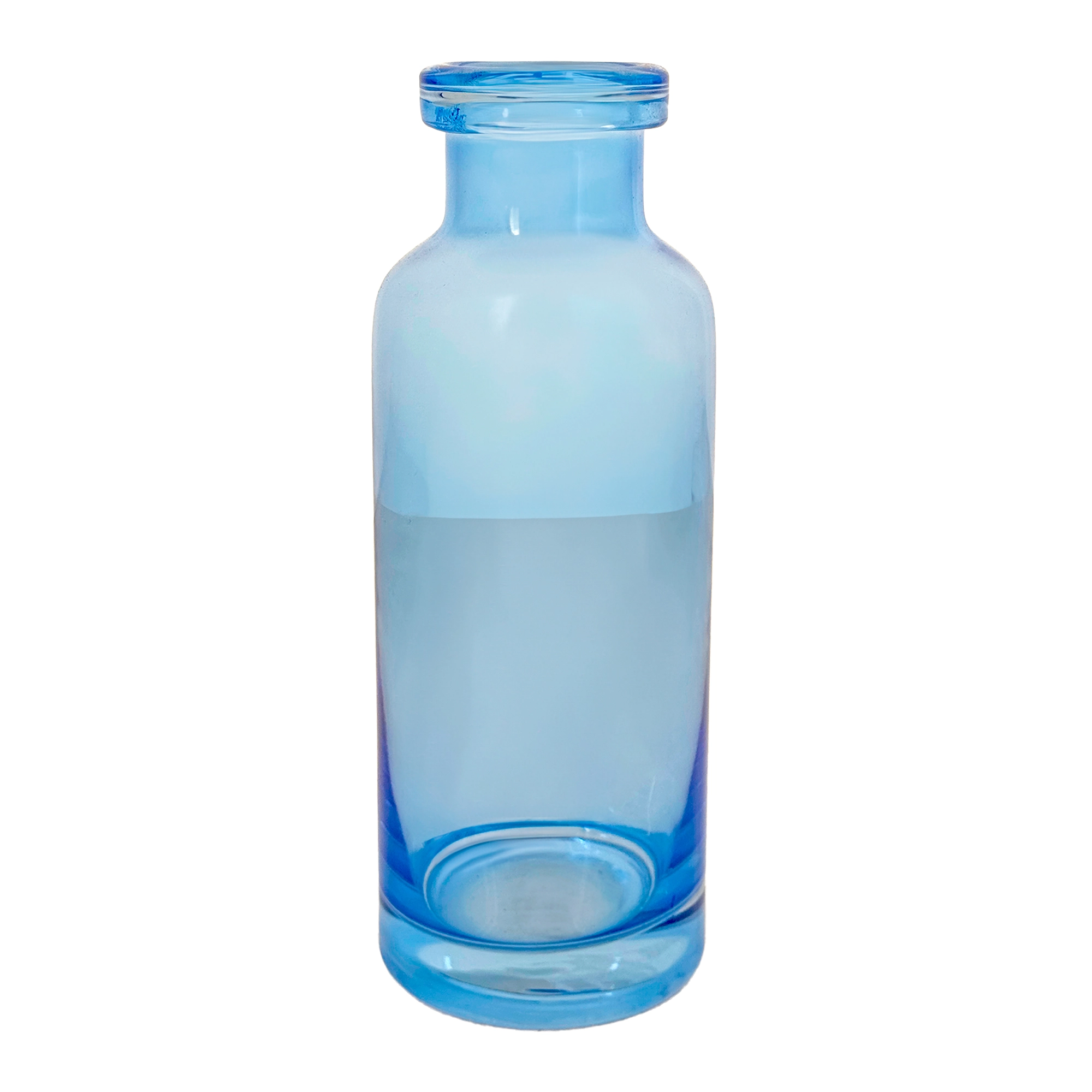 Ваза "Adajio" (стекло), D6xH25 см Голубой