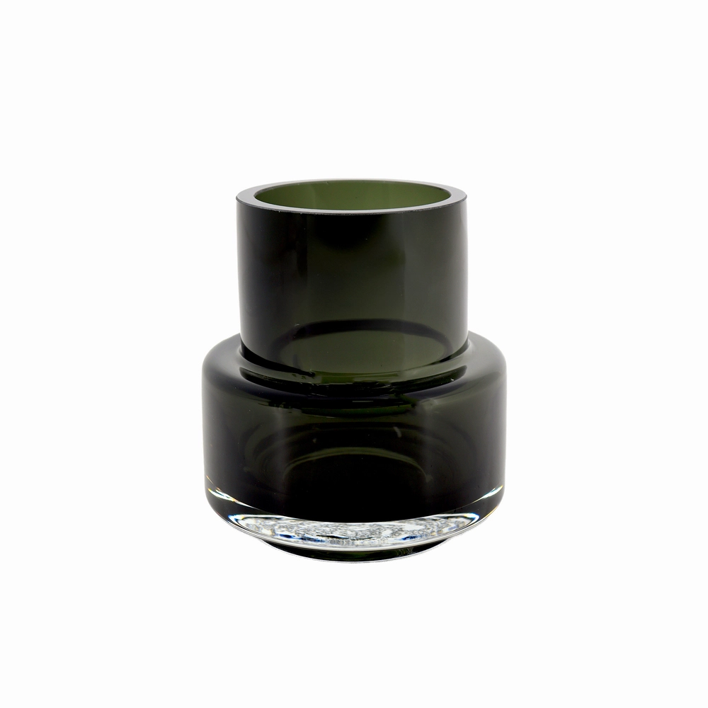 Ваза "Retro Style" (стекло), D12xH13,5 см Серый