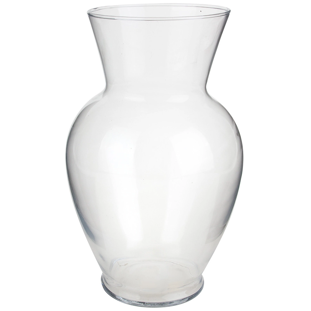 Ваза "Люция" (стекло), D13xH28 см, К Прозрачный