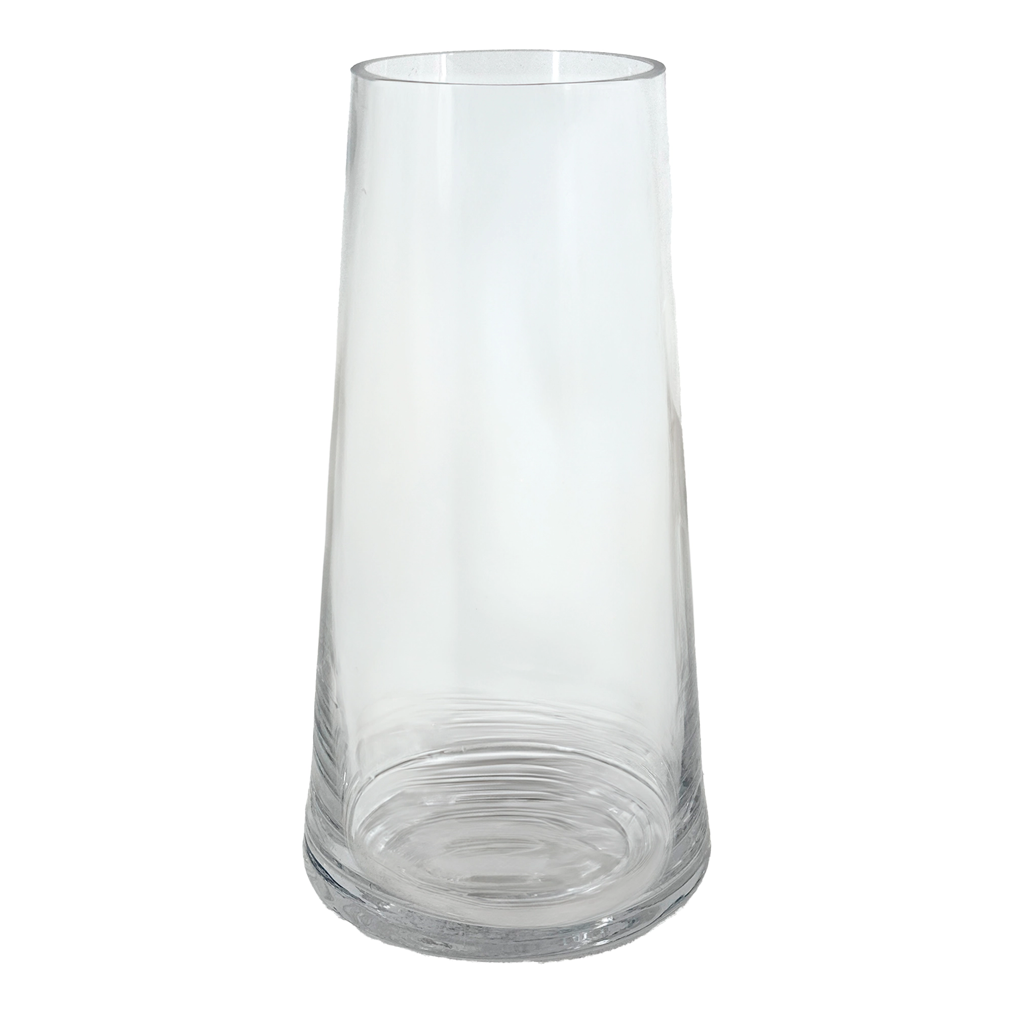 Ваза "Конус" (стекло), D13xH25 см Прозрачный
