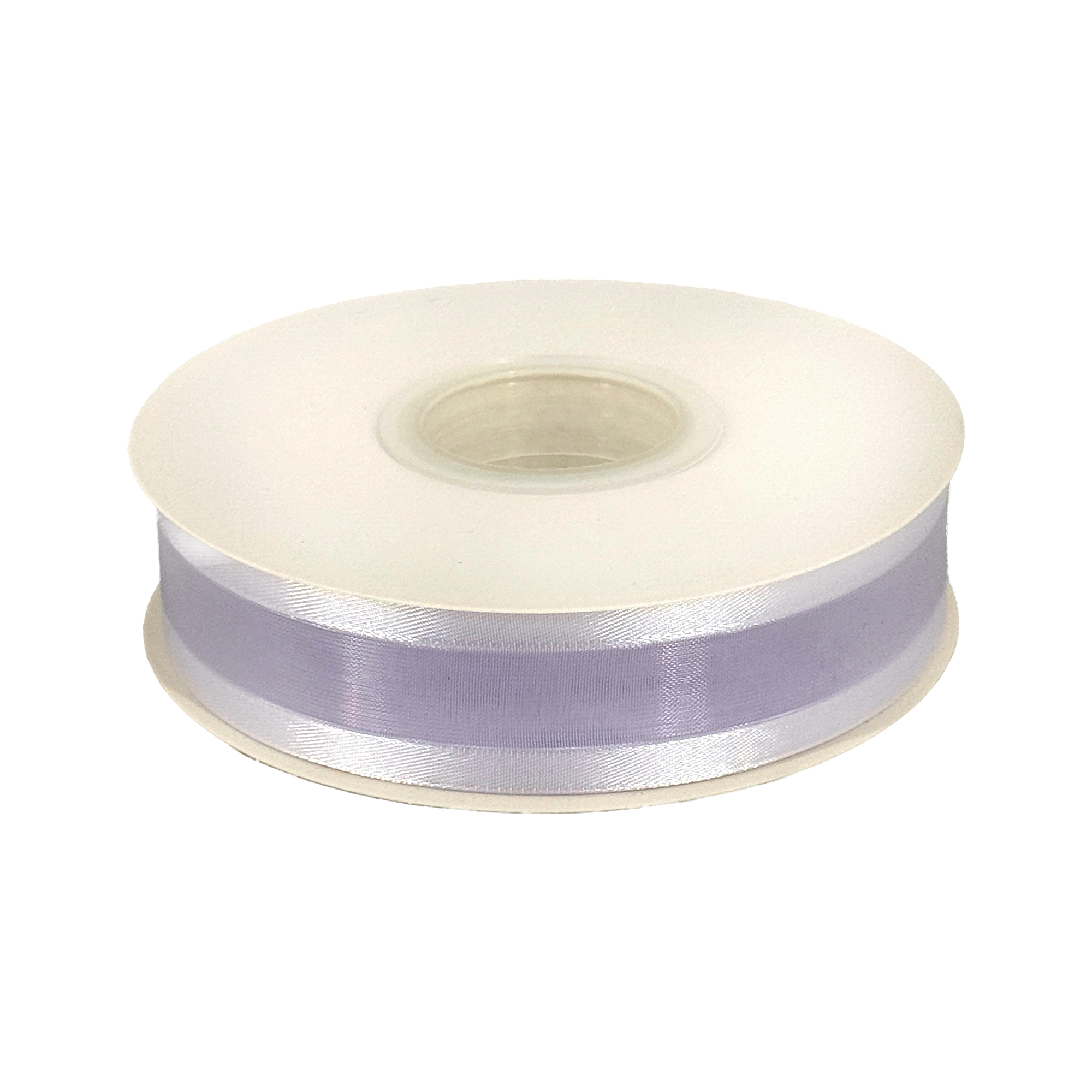 Лента органза "Шик", 25 ммx18 ярд, с окантовкой Белый