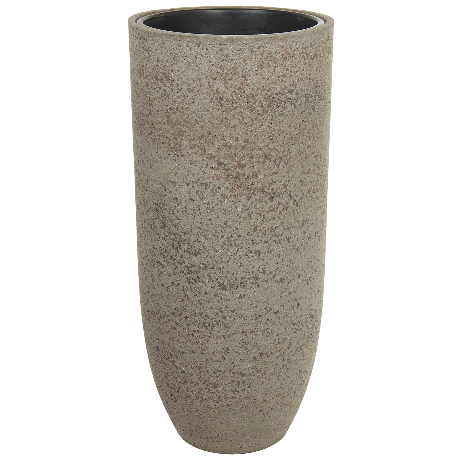 Кашпо Nobilis Marco "Plain grey stone Vase" (файкостоун), D43хH98 см, с тех.горшком Серый