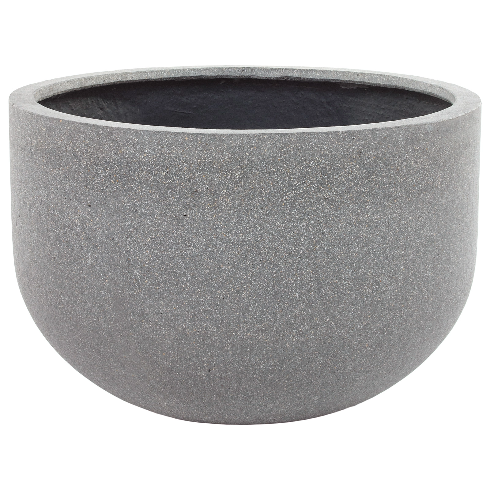 Кашпо Nobilis Marco "Plain Grey stone Round" (файкостоун), D54xH36 см Серый