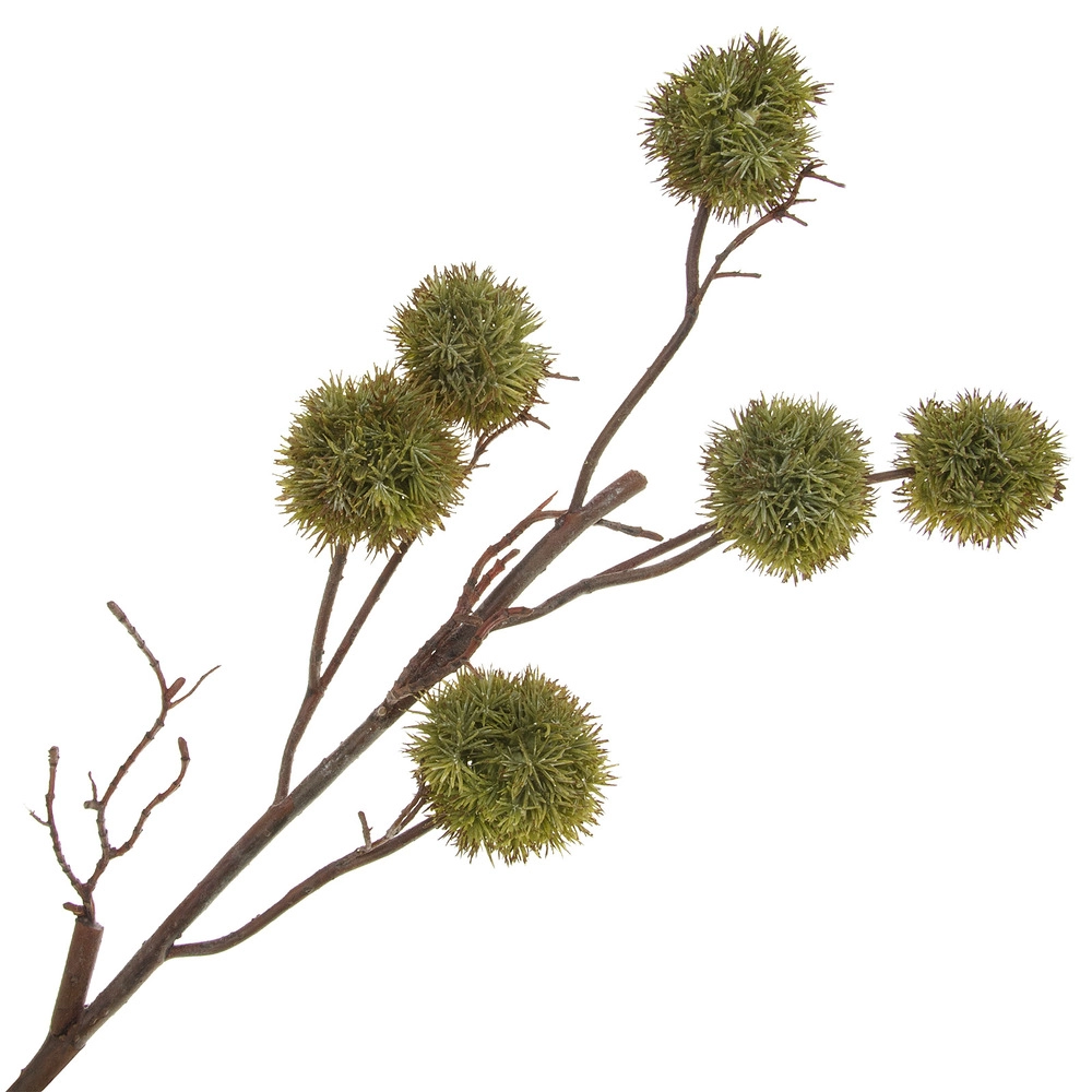 Ветка искусственная "Каштан", H79 см Зеленый