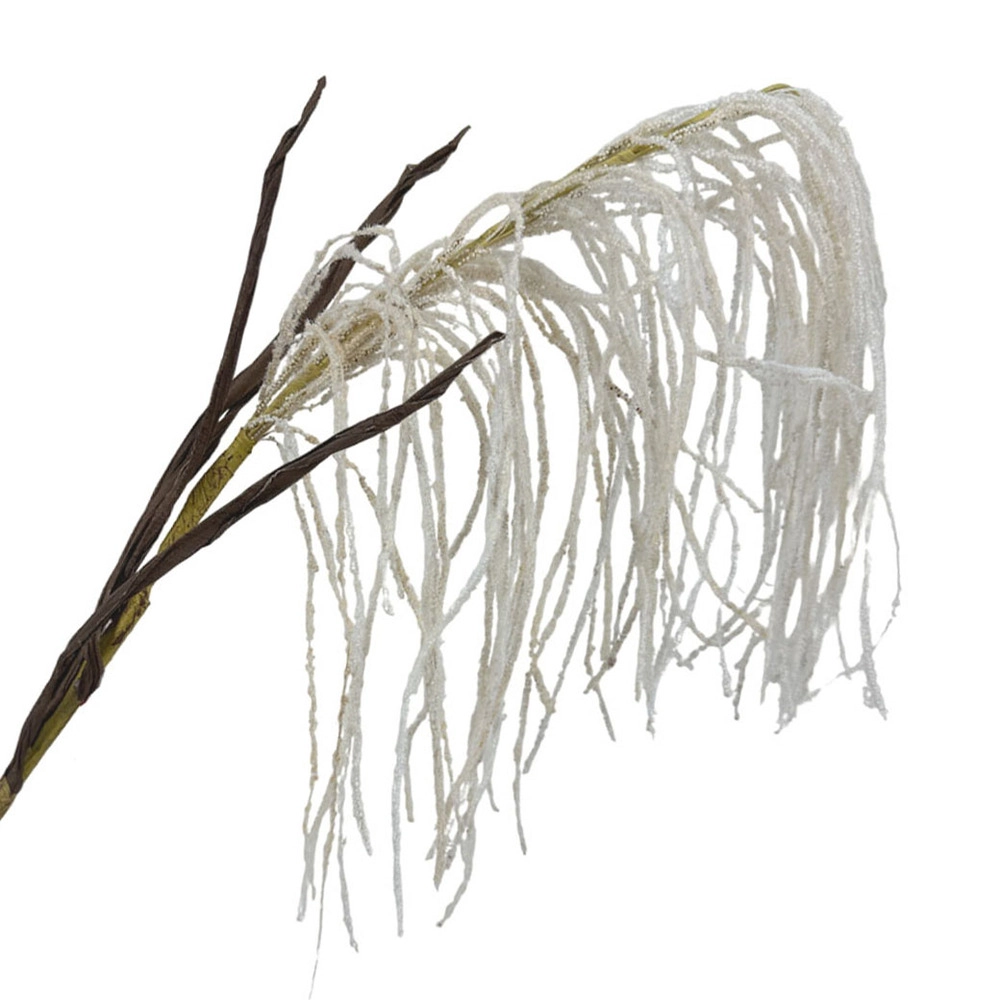 Растение искусственное "Злаки", H79 см Белый