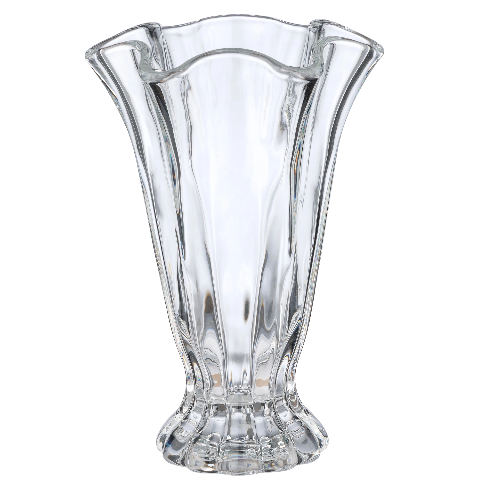 Ваза "Tulip" (стекло), D16xH23 см Прозрачный