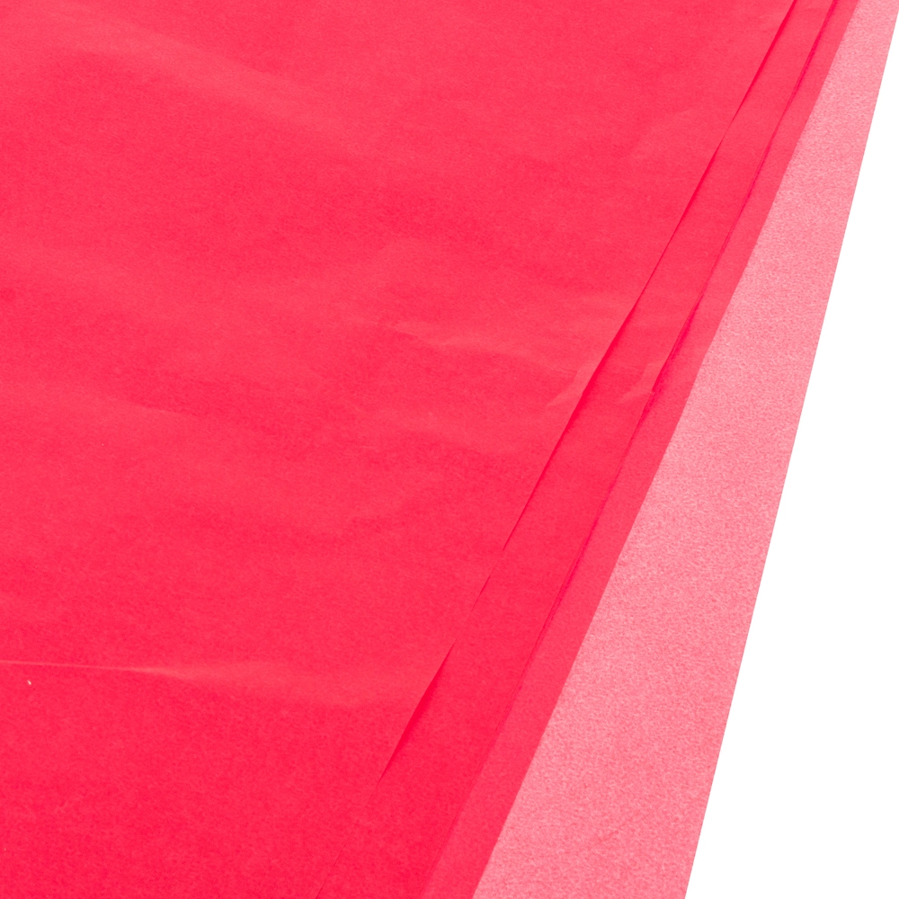 Бумага тишью, 50x70 cм, набор (10 шт) Красный