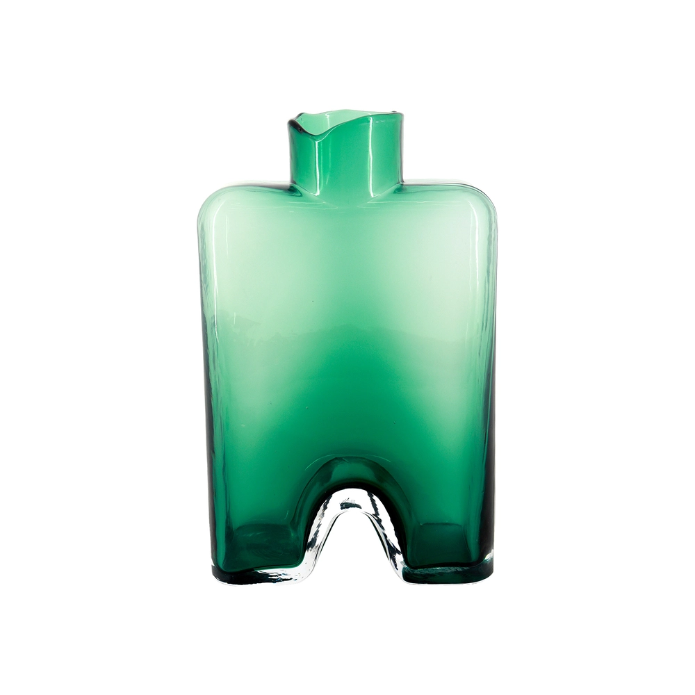 Ваза "Ferito" (стекло), D18xH30 см Зеленый