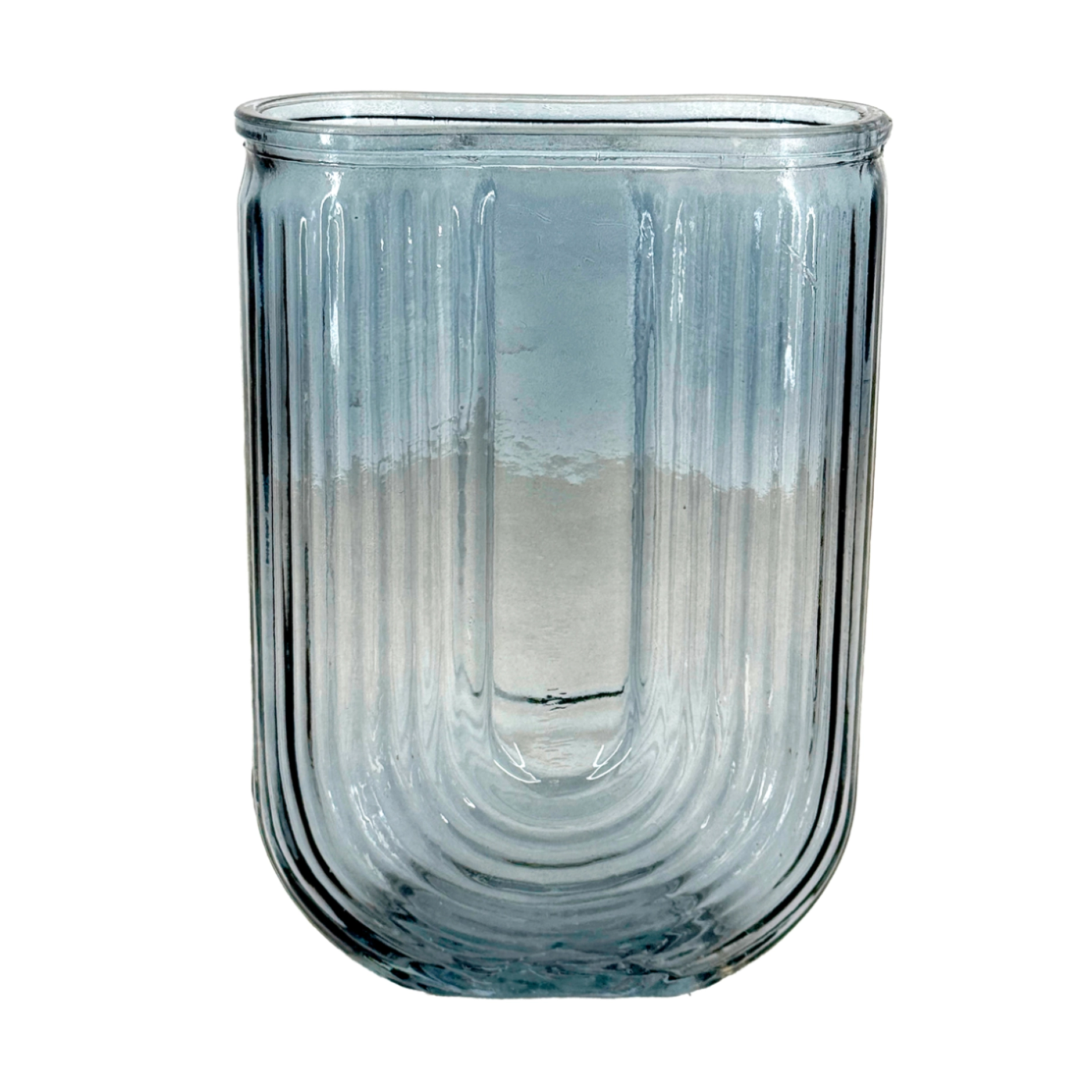 Ваза "Kevin" (стекло), D12хН18 см Серый