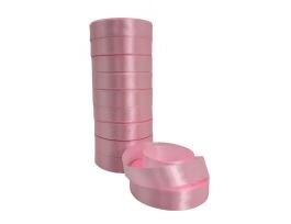 Лента атлас, 20 ммx25 ярд, набор (10 шт) Светло-розовый