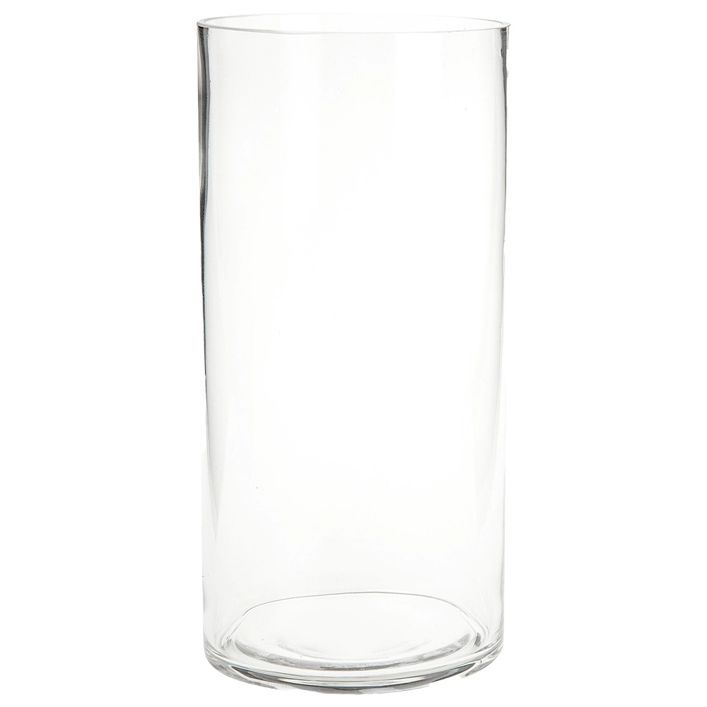 Ваза "Трубка 120" (стекло), D12xH25 см, К Прозрачный