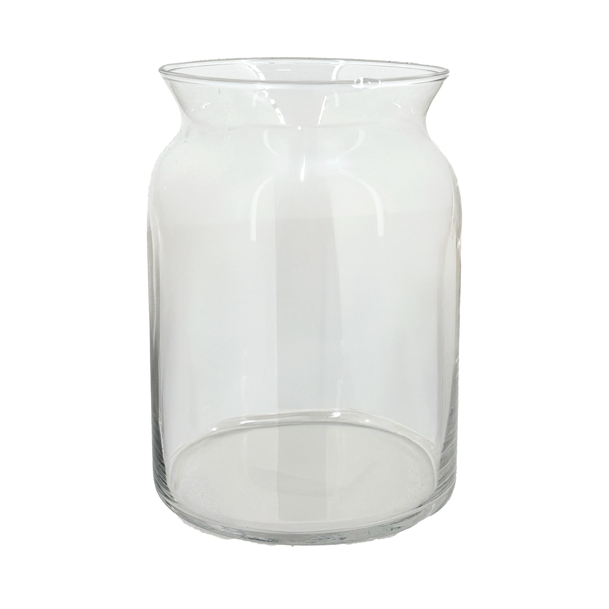 Ваза "Банка" (стекло), D11xH15 см Прозрачный