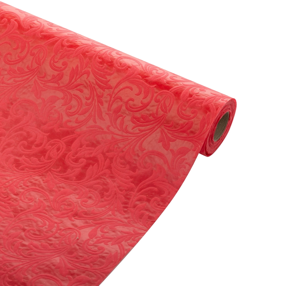 Фетр ламинированный "Swirl 3D", 50 смx10 м Красный
