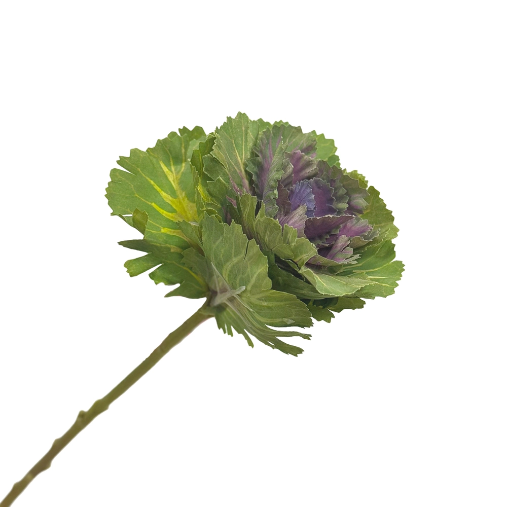 Цветок искусственный "Брассика", H35 см Зеленый