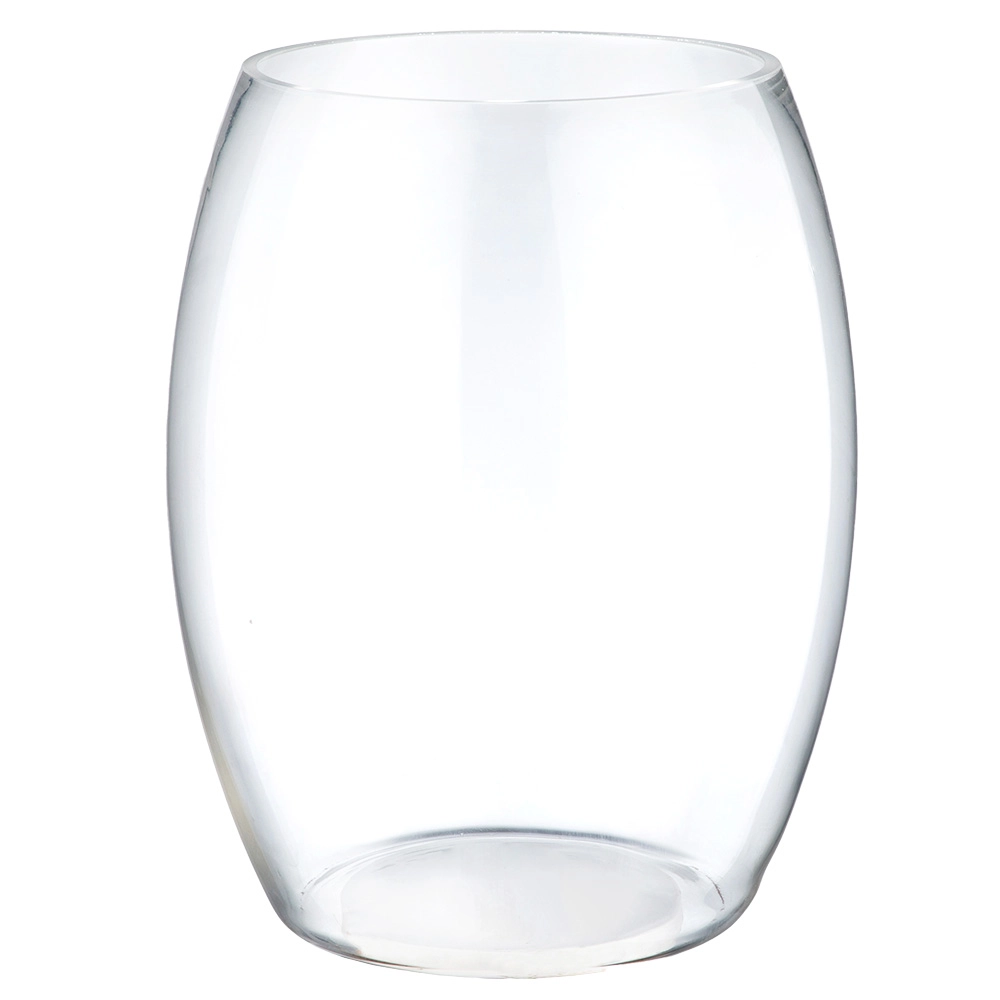 Ваза "Сканди" (стекло), D21xH30 см Прозрачный