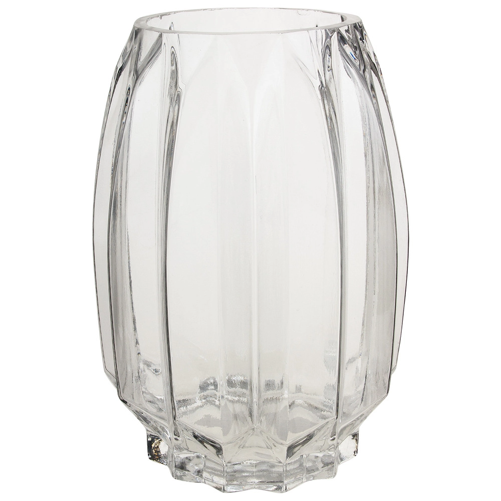 Ваза "Classic border" (стекло), D14xH20 см Прозрачный