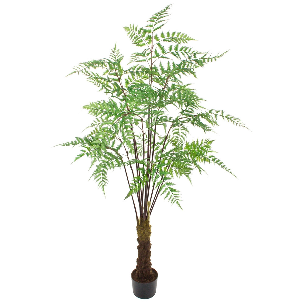 Растение искусственное в кашпо "Папоротник", H180 см Зеленый