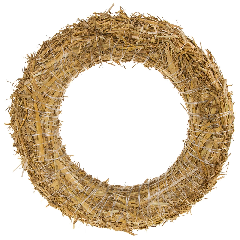 Венок (солома), D40 см Натуральный