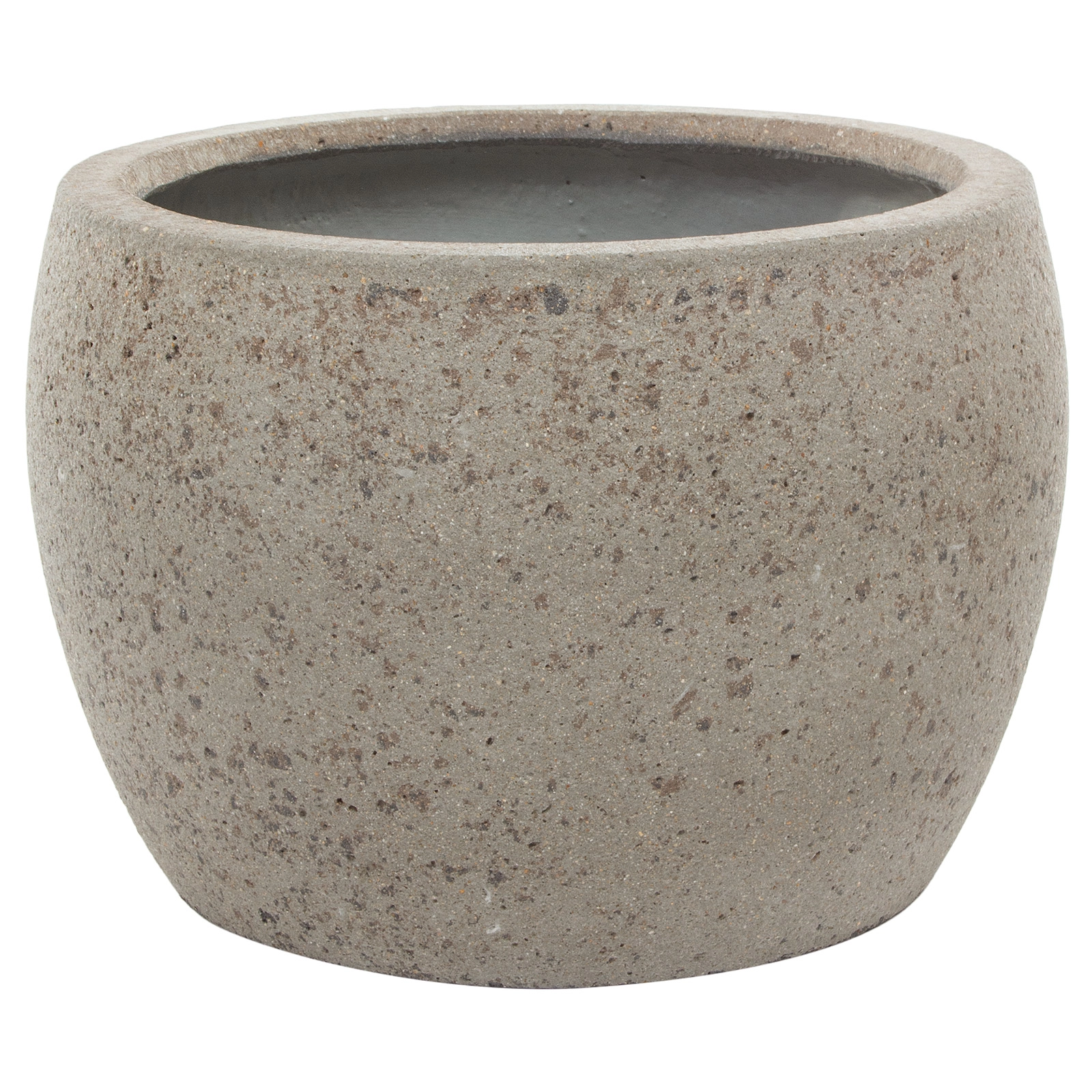 Кашпо Nobilis Marco "Stone Grey Round" (файкостоун), D42xH28 см Серый