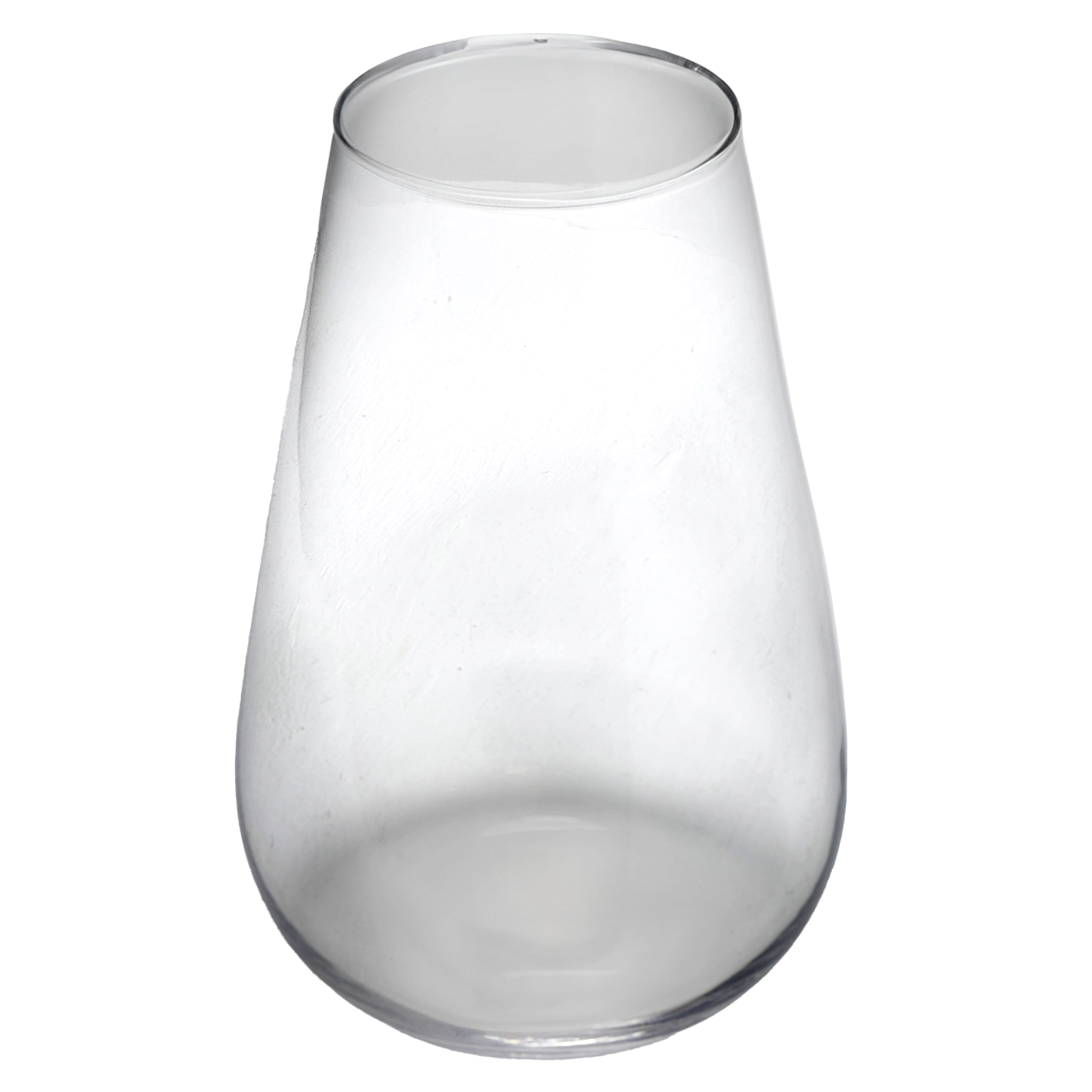 Ваза "Raindrop" (стекло), D8xH20 см Прозрачный