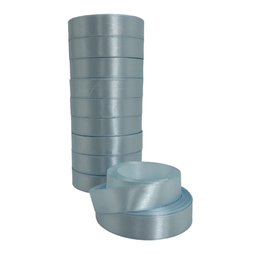 Лента атлас, 20 ммx25 ярд Светло-голубой