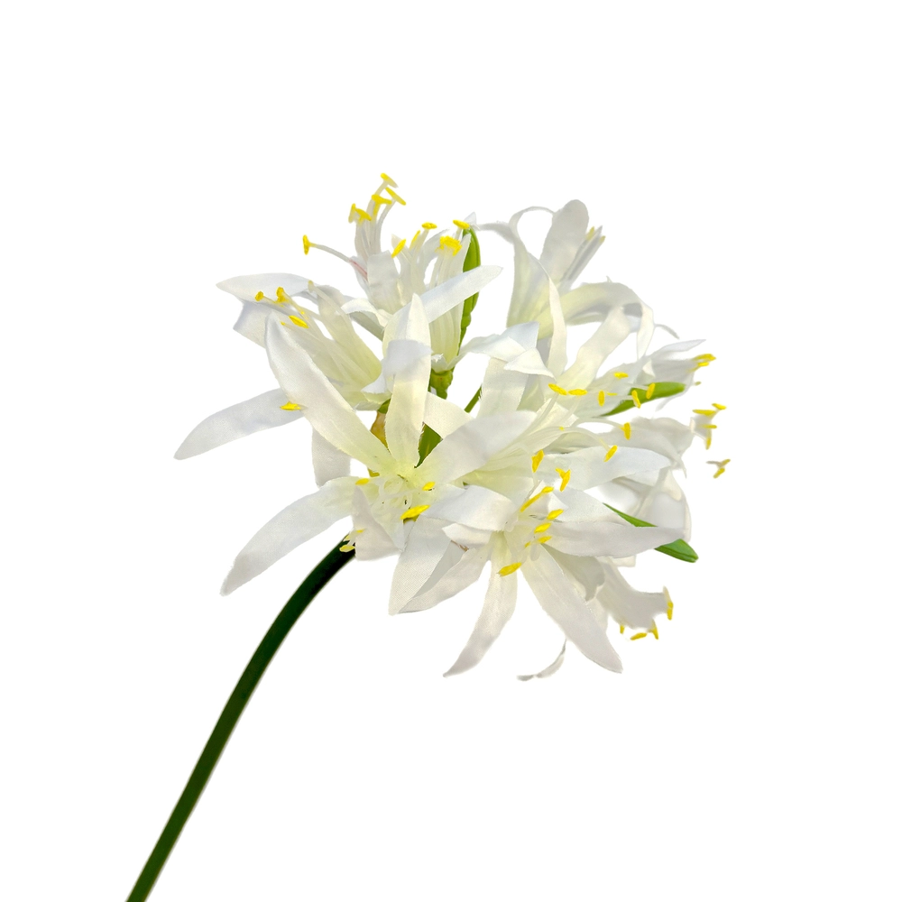Цветок искусственный "Панкраций", H70 см Белый