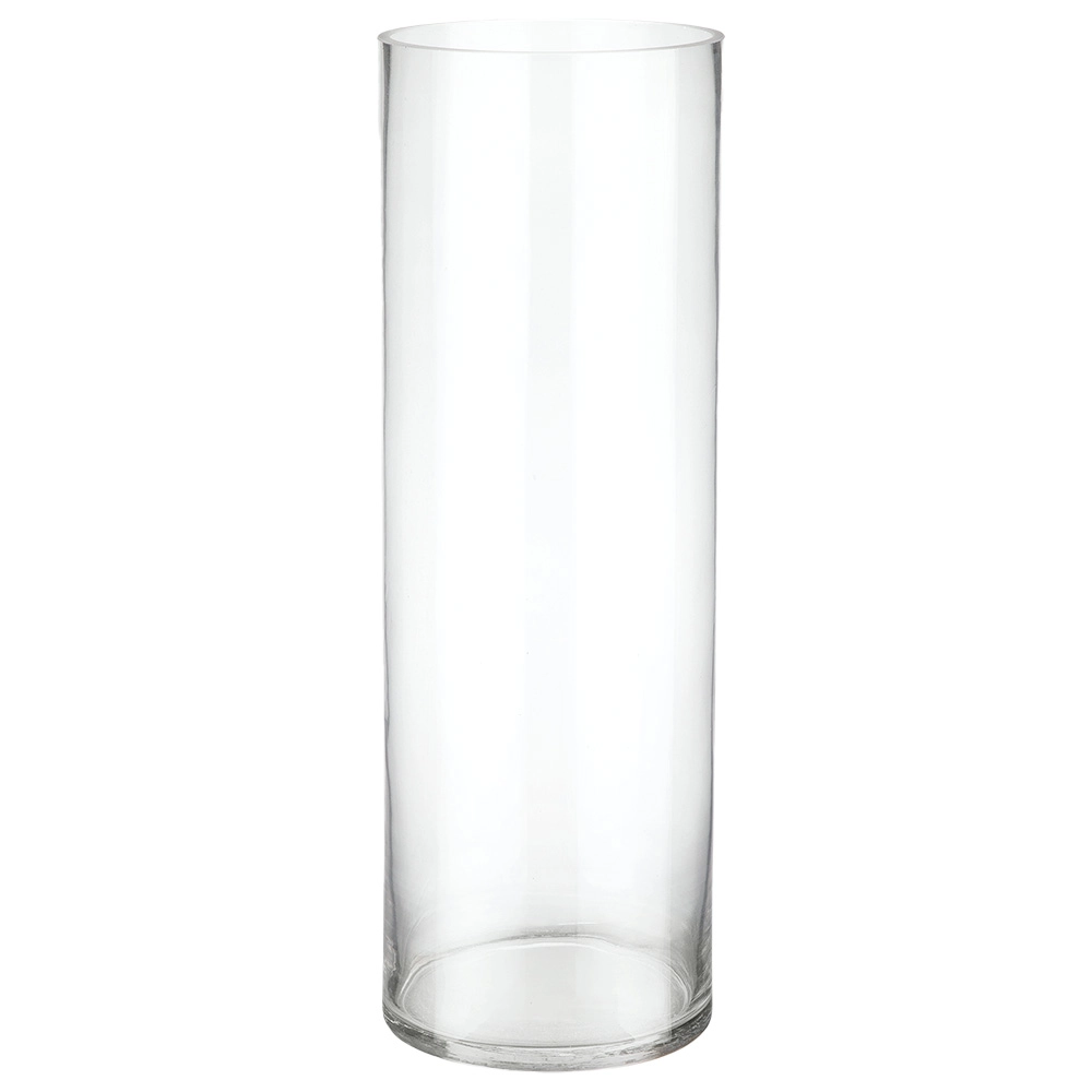 Ваза "Трубка 120" (стекло), D12xH35 см, К Прозрачный